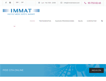 Tablet Screenshot of immatmataro.com